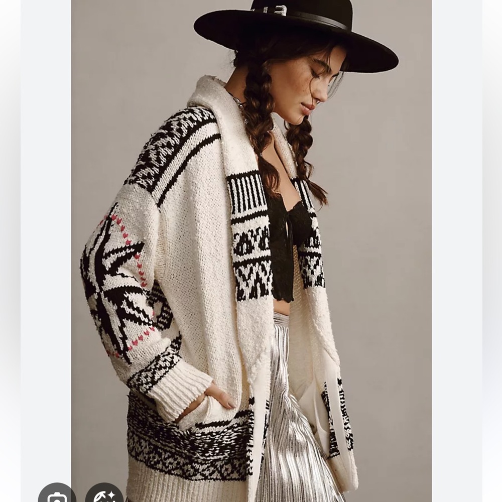 Pilcro Slouchy Waves Cardigan XS/S